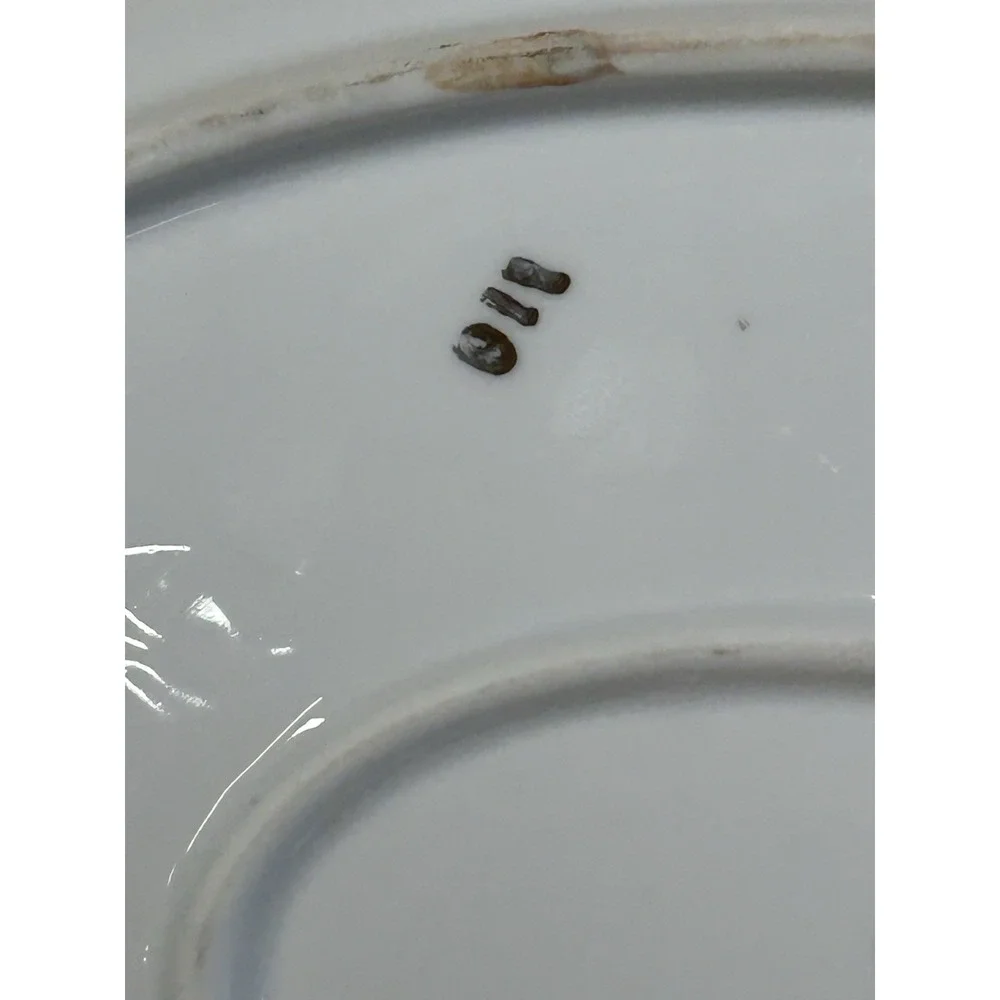 Vtg Wawel Meissen Flower Oval Serving Platter Poland 13